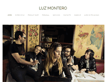 Tablet Screenshot of luzmontero.com